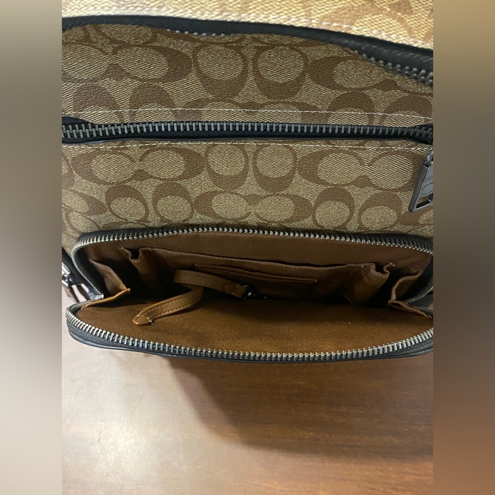Coach Signature Ethan Backpack In Signature Canvas - Picture 9 of 12